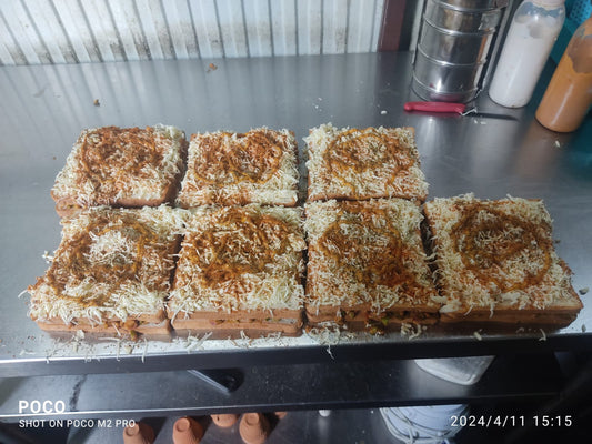 duble cheese sandwich